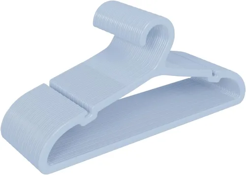 Miniatura 23 de ABHENG Paquete de 30 perchas de ropa, perchas de plástico antideslizantes, perchas que ahorran espacio, resistentes, para colgar ropa seca y húmeda