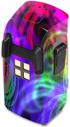 MightySkins Skin compatible con la batería DJI Spark Mini Drone – Salpicaduras de neón | Funda protectora de vinilo duradera y única | Fácil de neón