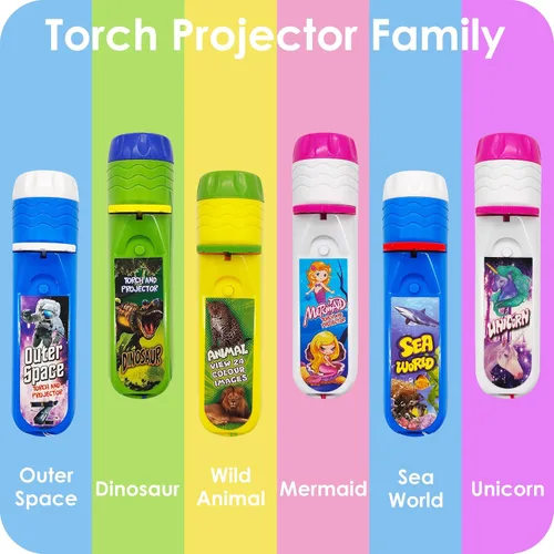 Miniatura 11 de Pup Go Linterna proyector de animales para niños a partir de 3 años, 3 discos 24 imágenes, juguetes de animales de safari para niños y niñas