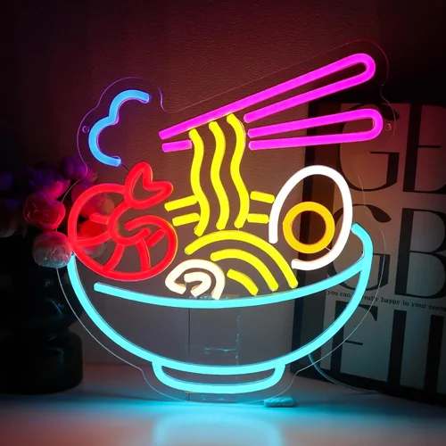 Miniatura 13 de Letrero de Neón de Café y Batidos para Decoración de Pared, Letreros LED de Batidos para Negocios, Luces de Neón USB Regulables de 16.54" x 9