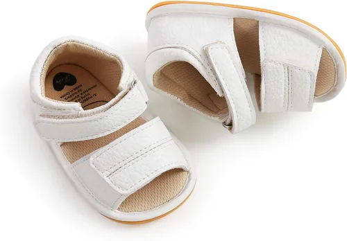 Miniatura 5 de RVROVIC Sandalias para bebés niños y niñas, zapatos de verano de primera calidad para exteriores, ligeras, suaves, antideslizantes, suela para niños