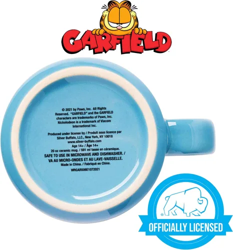 Miniatura 4 de Silver Buffalo - Taza de café de cerámica estilo cámper con Garfield, Odie, Arlene, Nermal y Jon, 20 onzas Personajes de Garfield
