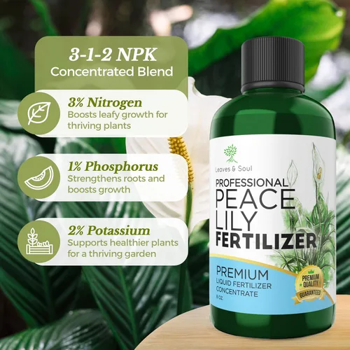 Miniatura 7 de Fertilizante líquido profesional para plantas de lirio de la paz 3-1-2 concentrado para plantas y flores Mezcla multiusos y suministros