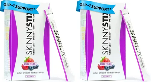Miniatura 11 de SkinnyStix Berry Fusion GLP-1 Polvo de Apoyo para Bebida Energética, Apoyo Metabólico, Control del Apetito, Impulso de Energía Natural 15 Paquetes