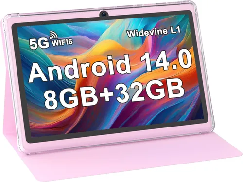 Miniatura 10 de ZZB Tablet Android 14 de 7 pulgadas, 8 GB de RAM (4 GB expandibles) 32 GB ROM Tablets soporta 1 TB MicroSD, Widevine L1, tableta de doble cámara 5G