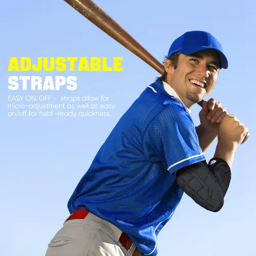 Miniatura 6 de Rawxy Batters Hitters - Codera de béisbol y sóftbol (negro, juvenil)