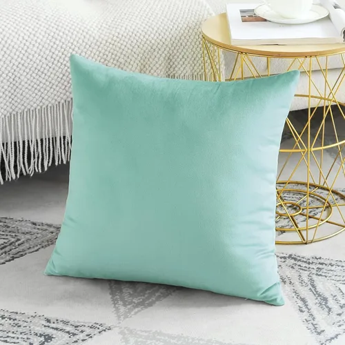 Miniatura 2 de Artscope Fundas de Almohada de Terciopelo de Lujo Fundas de Almohadas Cuadradas Decorativas Fundas de Cojines Suaves Sólidas para Sofá de Sala Sofá