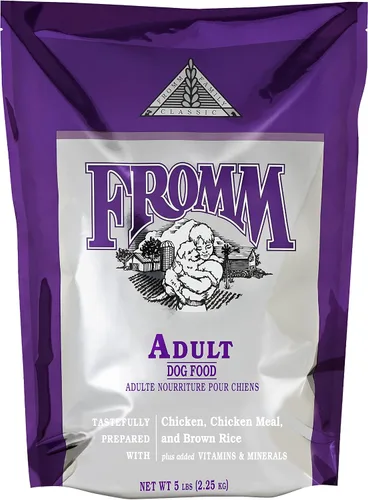 Fromm Alimento clásico para perros adultos, alimento seco prémium para perros grandes, medianos y pequeños, receta de pollo, 5 libras