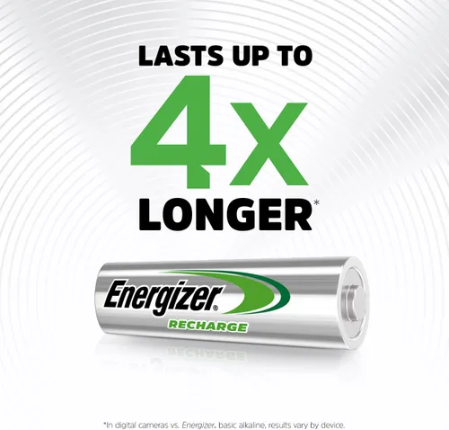Miniatura 8 de 4 baterías recargables Energizer AccuRecharge Power Plus AAA 700mAh AAA HR3 NiMH