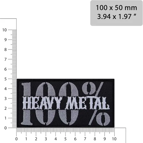 Miniatura 3 de Parches para planchar 100% metal pesado, parches para coser para fanáticos de la música de metal pesado, rockeros, ciclistas, amantes de la música