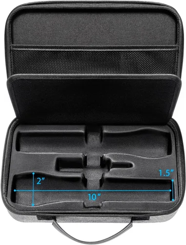 Miniatura 4 de Bietrun Estuche de almacenamiento de micrófono portátil para micrófonos inalámbricos WXM 02/WXM 04/WXM 19/WXM19A/WXM 21, funda de almacenamiento
