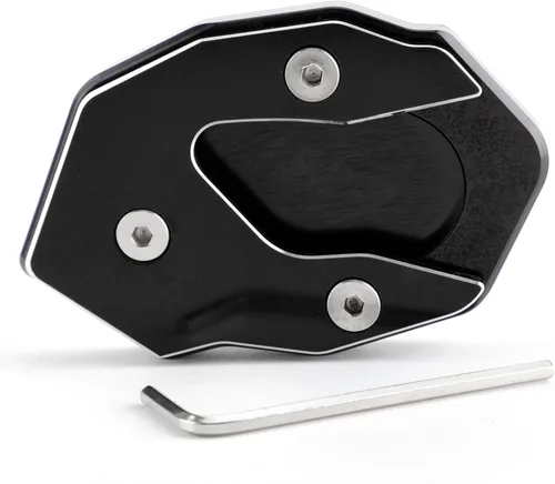 Miniatura 5 de Soporte lateral soporte ampliador pad para KAWASAKI 17-18 Versys-X300 Negro