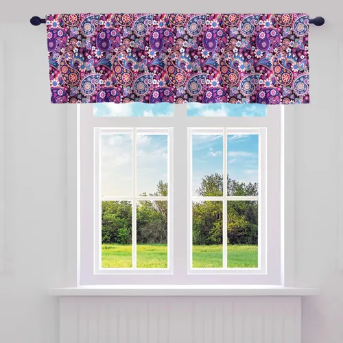 Miniatura 6 de Erosebridal Cortinas para ventana de cabina de teléfono, cortinas de cenefa Londres Big Ben, cenefas opacas con temática británica, cenefa HePattern