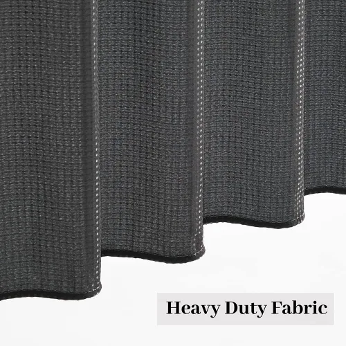 Miniatura 2 de Furlinic Cortina de ducha negra de 60 x 72 pulgadas, cortinas de ducha de tela con peso ombré para baño, hotel, spa, lujo, juego de cortina de ducha