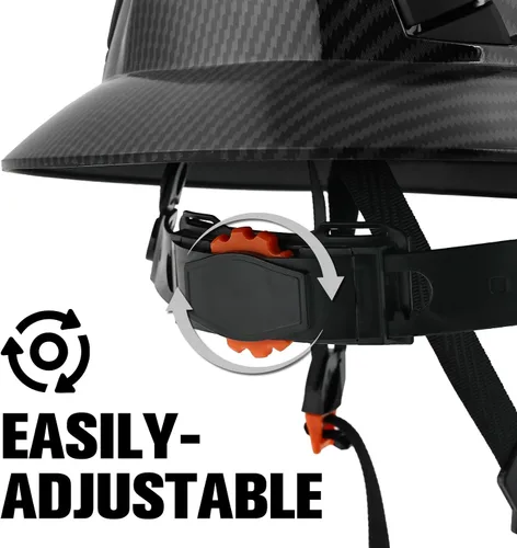 Miniatura 4 de Casco duro de ala completa, casco de seguridad aprobado por la OSHA, Cascos De Construcción, casco duro de construcción ventilada, trinquete