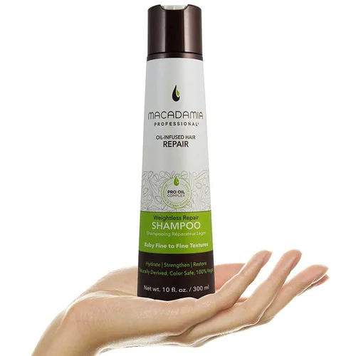 Miniatura 2 de Macadamia Professional Champú nutritivo reparador para el cabello, limpiador hidratante de aceite de argán para el cuidado del cabello seco dañado