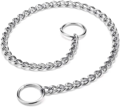 Miniatura 3 de Collar de estrangulador para perros, collar de martingala para perros, 22 pulgadas, collares de perro de 0.118 in para perros pequeños, medianos