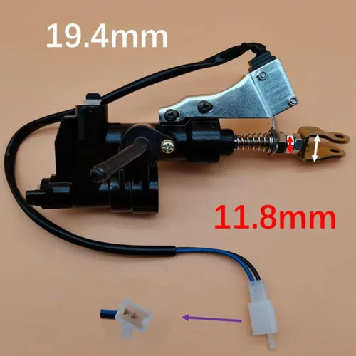 Miniatura 3 de Cilindro maestro de freno trasero compatible con Honda Goldwing 1500 GL1500A GL1500SE Aspencade GL1500 A SE 43510-MT8-305 1995 1996 1997 1998 1999