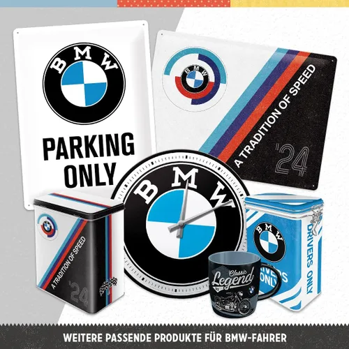 Miniatura 4 de Nostalgic-Art Taza de café retro, 11.2 oz, producto oficial (OLP), BMW – Garaje – Idea de regalo para los fanáticos de los accesorios de coche, taza