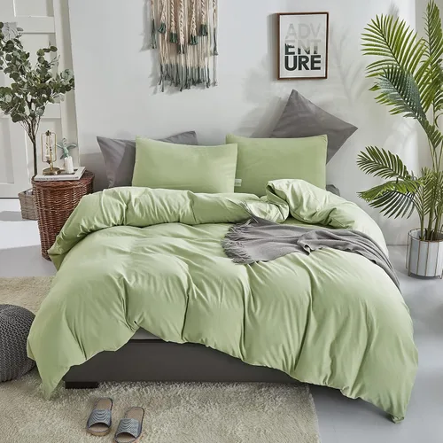 Miniatura 36 de KAREVER Juego de edredón azul y blanco a cuadros, juego de ropa de cama para niñas, juego de edredón a cuadros azul y blanco, manta para niños