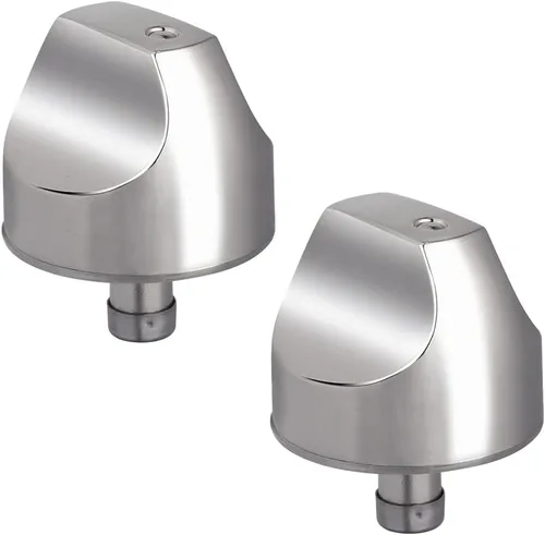 GE Cafe Range - Perilla de repuesto para quemador de cocina WB03X25889 para CGP350 y CGP350, perillas de cocina de acero inoxidable para reemplazar