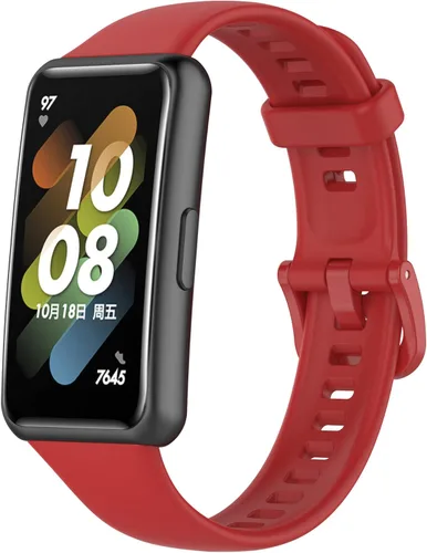 Miniatura 12 de Senter Banda de repuesto de goma suave de liberación rápida para Huawei Band 7 Smart Watch Púrpura