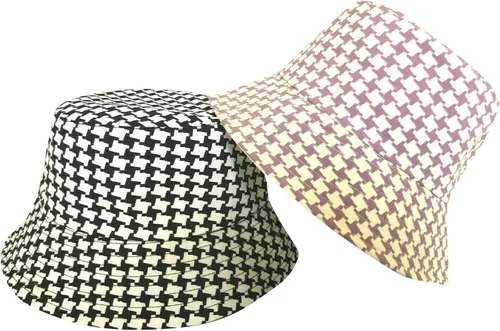 Miniatura 14 de Sombrero de pescador reversible para mujer, diseño de pescador, playa, para el verano, plegable, para el sol 2 piezas leopardo (verde+marrón)