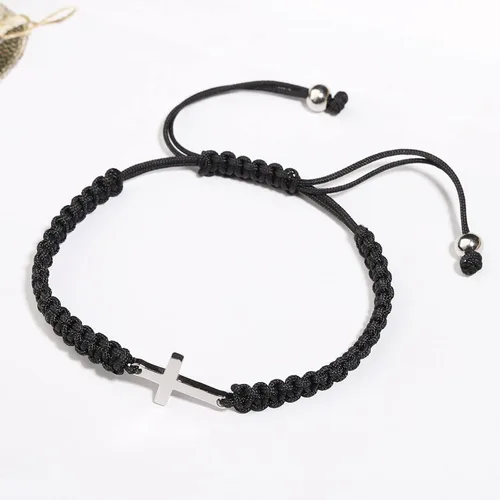Miniatura 4 de Korotho Pulsera de cruz para hombre, regalo para papá, papá, tío, hijo, sobrino, nieto, día del padre, cumpleaños, Navidad, primera comunión