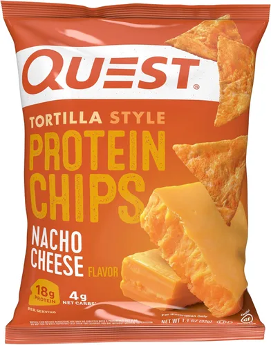 Miniatura 5 de Quest Nutrition Chips de proteína, barbacoa, 0.78 oz de proteína, 0.11 oz de carbohidratos netos, 130 cals, bolsa de 1.1 onzas, 1 unidad, alto