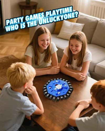Miniatura 10 de Juego de palabras, juegos de mesa familiares con temporizador de pantalla y 2 modos, juegos de presión de 24 letras de ritmo rápido, juego