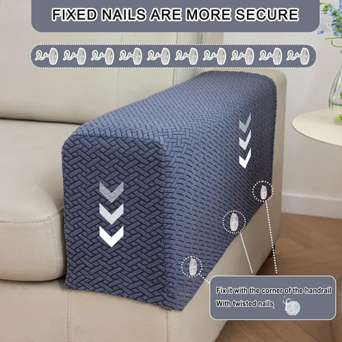 Miniatura 5 de Fundas de cojín para sofá, fundas de cojín lavables para mascotas, funda protectora elástica antideslizante para muebles