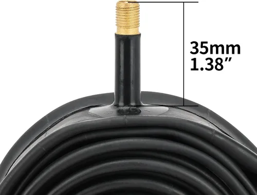 Miniatura 3 de RUTU 700 x 23-25C, 28-32C, 35-43C, 38-45C, tubo interior de bicicleta de carretera con válvula Presta de 2.362 in, tubo interior de butilo pesado