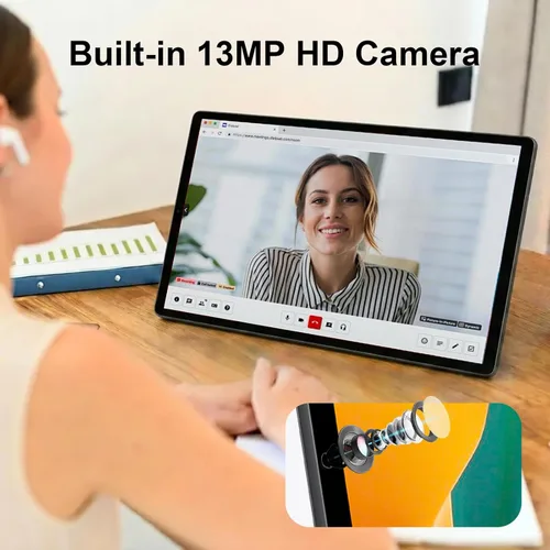 Miniatura 5 de Televisor portátil de 21.5 pulgadas con pantalla táctil, sistema operativo Android 14, 6 GB+128 GB, 1080P Smart Handy TV con cámara integrada de 13