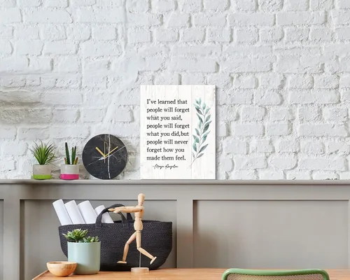 Miniatura 2 de ARTINME Maya Angelou - Arte de pared motivacional con citas para oficina, arte de pared y decoración motivacional enmarcado, regalos de ánimo, arte