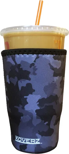 Miniatura 34 de Funda Koverz para café helado, funda aislante de neopreno para taza, se ajusta a una taza de café de 32 Oz., lavable y reutilizable, accesorios
