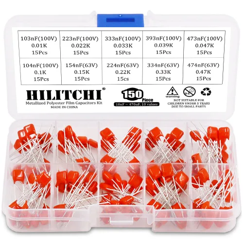 Miniatura 8 de Hilitchi - Kit surtido de condensadores electrolíticos de cerámica