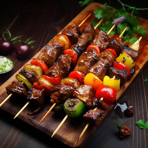 Miniatura 3 de BambooMN Marca - Brochetas de bambú redondas de punta afilada premium 4.1" X 0.098 in - 300pcs