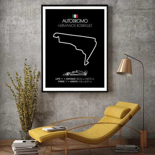 Miniatura 59 de Custom Car Posters Póster hecho a mano compatible con Autodromo Enzo e Dino Ferrari (Imola, Italia), póster de pista de carreras diseñado