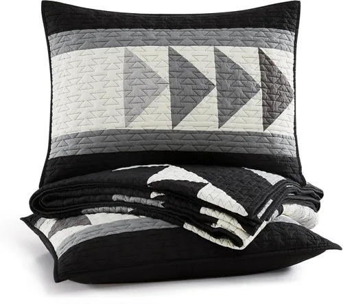 Miniatura 3 de Pendleton Juego de edredón individual – Juego de edredón de 2 piezas 100% algodón con funda, ropa de cama suave y ligera para cama