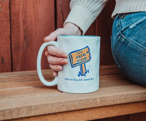 Miniatura 7 de Winnie The Pooh - Taza de cerámica de Disney Adventure Awaits Pottery, taza de café para expreso, cacao, té, capacidad para 16 onzas