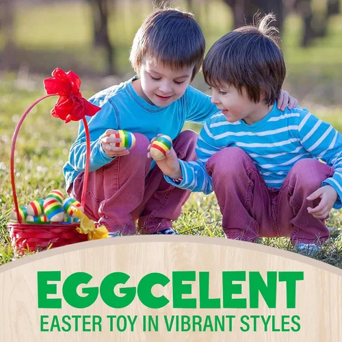 Miniatura 5 de IPIDIPI TOYS Maracas para huevos de Pascua para niños, paquete de 6 instrumentos musicales de madera para niños, juguete de sonido Montessori