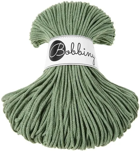 Miniatura 13 de Bobbiny Cordón de macramé trenzado junior de 0.118 in (aguamarina), 108 yardas/330 pies