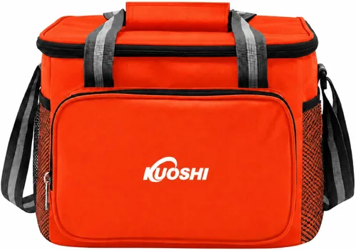 Miniatura 15 de Lonchera térmica aislada de 14 litros para hombres y mujeres, bolsa refrigeradora a prueba de fugas con forro de carcasa dura y bolsa tipo tote