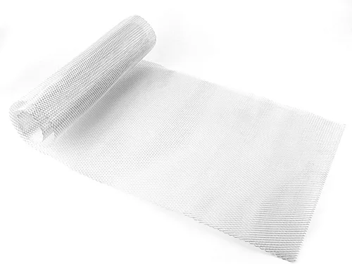 Miniatura 5 de Malla para parrilla de coche, 39.4 x 13.0 in de aleación de aluminio de color plateado, malla de 0.236 x 0.118 in, malla universal para parachoques