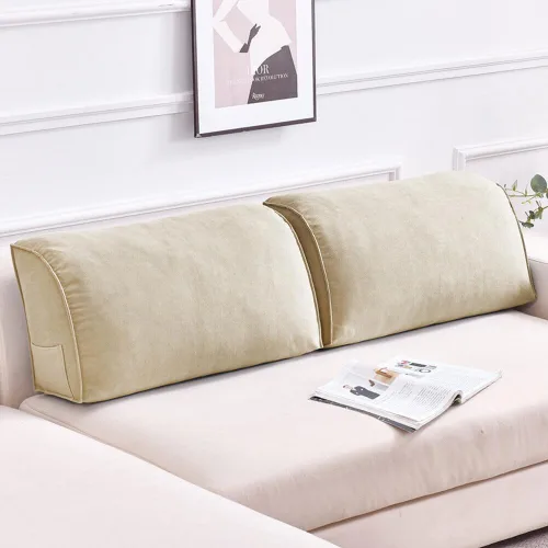 Miniatura 7 de Almohada decorativa para sofá, cojín de respaldo con funda de almohada extraíble para sala de estar, cabecero, almohada de lectura para cama, Aqua