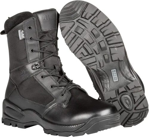 Miniatura 6 de 511 ATAC 20 - Botas de combate militares tácticas con cremallera lateral de 8 pulgadas estilo 12403 color negro