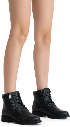 Miniatura 2 de Vepose - Botas de combate a la moda para mujer, altura al tobillo