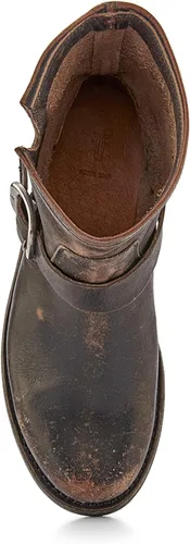 Miniatura 4 de Frye Veronica Botines para mujer hechos de cuero cepillado de grano completo con herrajes de metal antiguo e impermeables, construcción de ribete