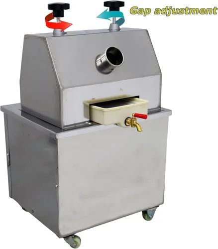 Miniatura 6 de INTSUPERMAI Prensa comercial de caña de azúcar, máquina exprimidora de caña de azúcar, extractor de jugo de caña de azúcar, 110 V, exprimidor