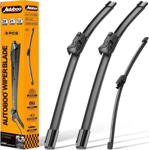 Miniatura 61 de AUTOBOO - Limpiaparabrisas de repuesto 26 + 20 pulgadas con limpiaparabrisas trasero de 12 pulgadas para BMW X3, X4, 2018, 2019, 2020, 2021, 2022